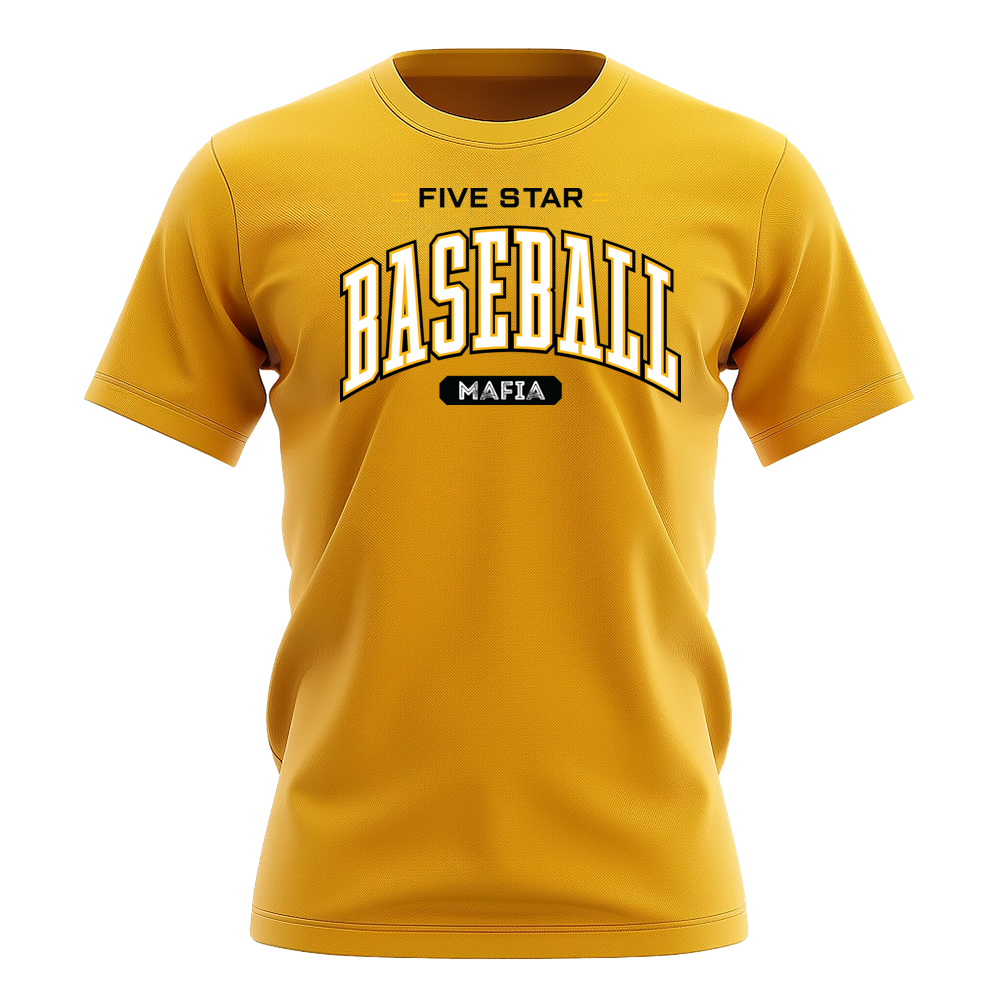 "FIVE STAR BASEBALL" Adult and Youth Dri-Fit