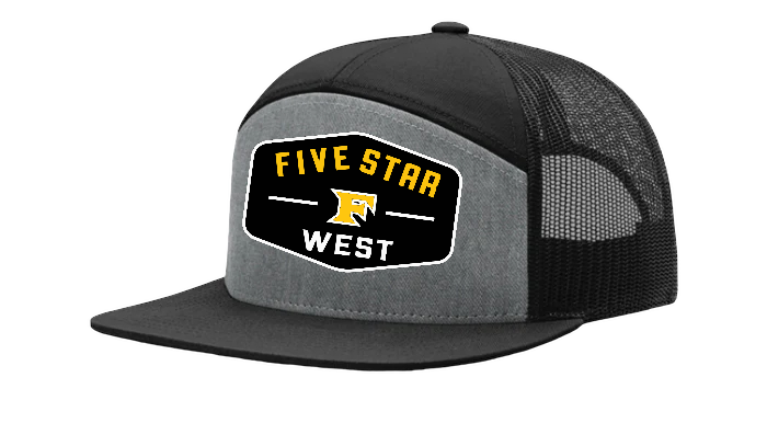 5 Star West 7 panel Grey/Black