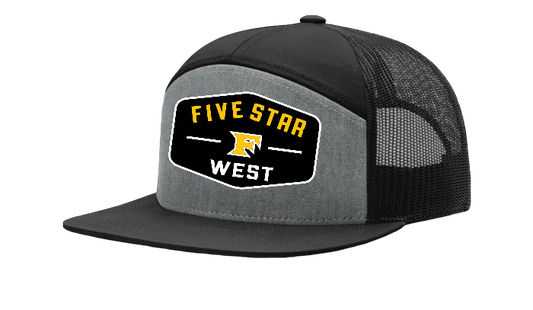 5 Star West 7 panel Grey/Black