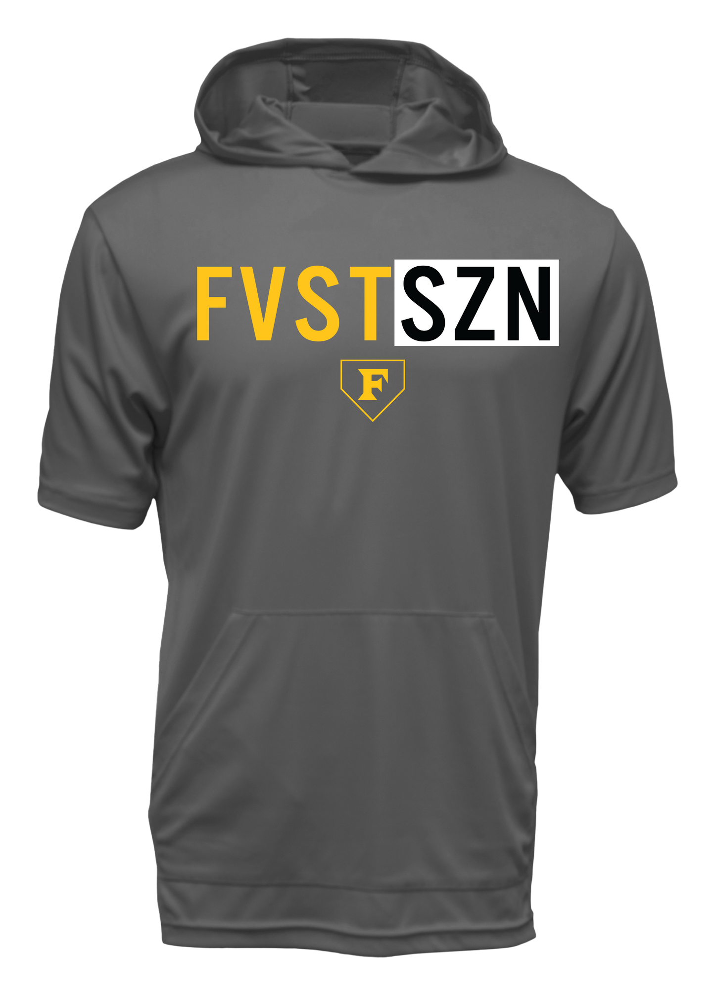 "FVST SZN" Adult and Youth Short Sleeve Hoodie w/ front pocket