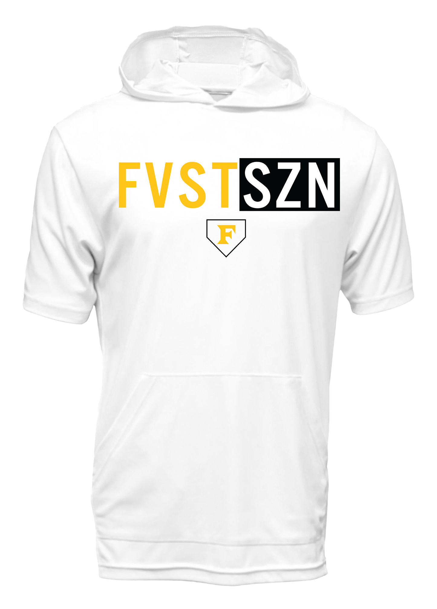 "FVST SZN" Adult and Youth Short Sleeve Hoodie w/ front pocket